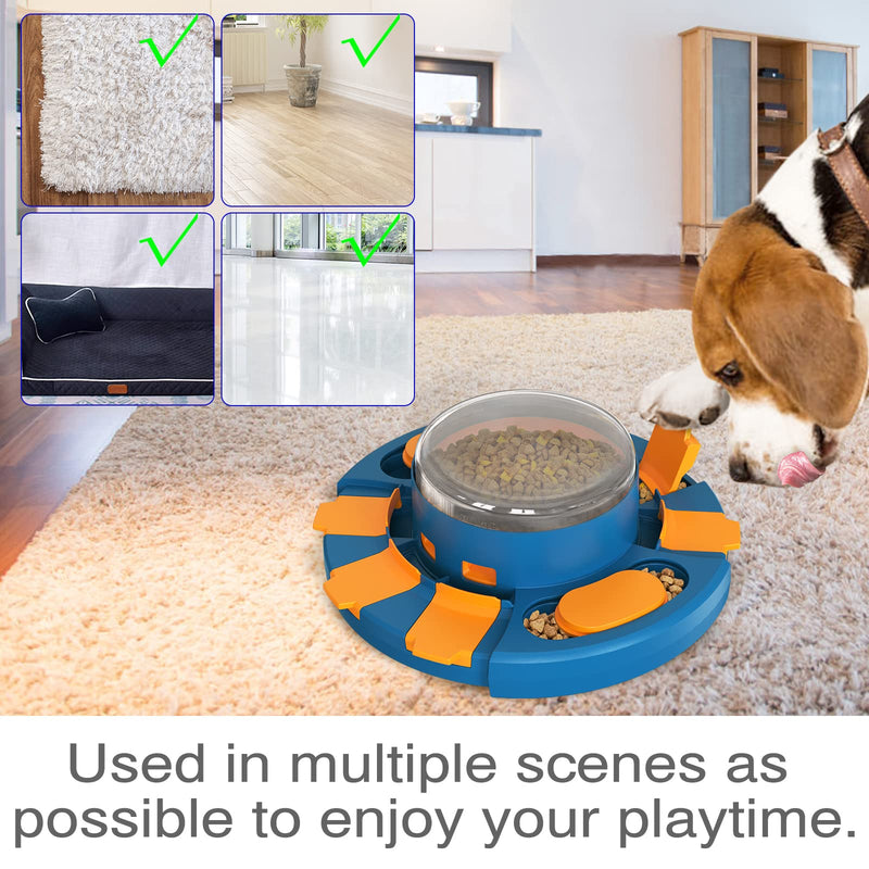 KADTC Pet Puzzle Toys IQ Toy Treat Balls for Dog/Cat/Puppy/Kitten Large/Medium/Small Chewers Gift Ball LEVEL 2 IN 1 Puzzle Toy 2in1 C - BeesActive Australia