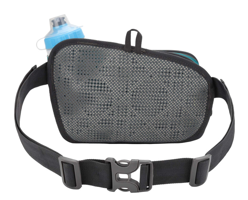 YUOTO Waist Pack with Water Bottle Holder for Running Walking Hiking Hydration Belt Black - BeesActive Australia