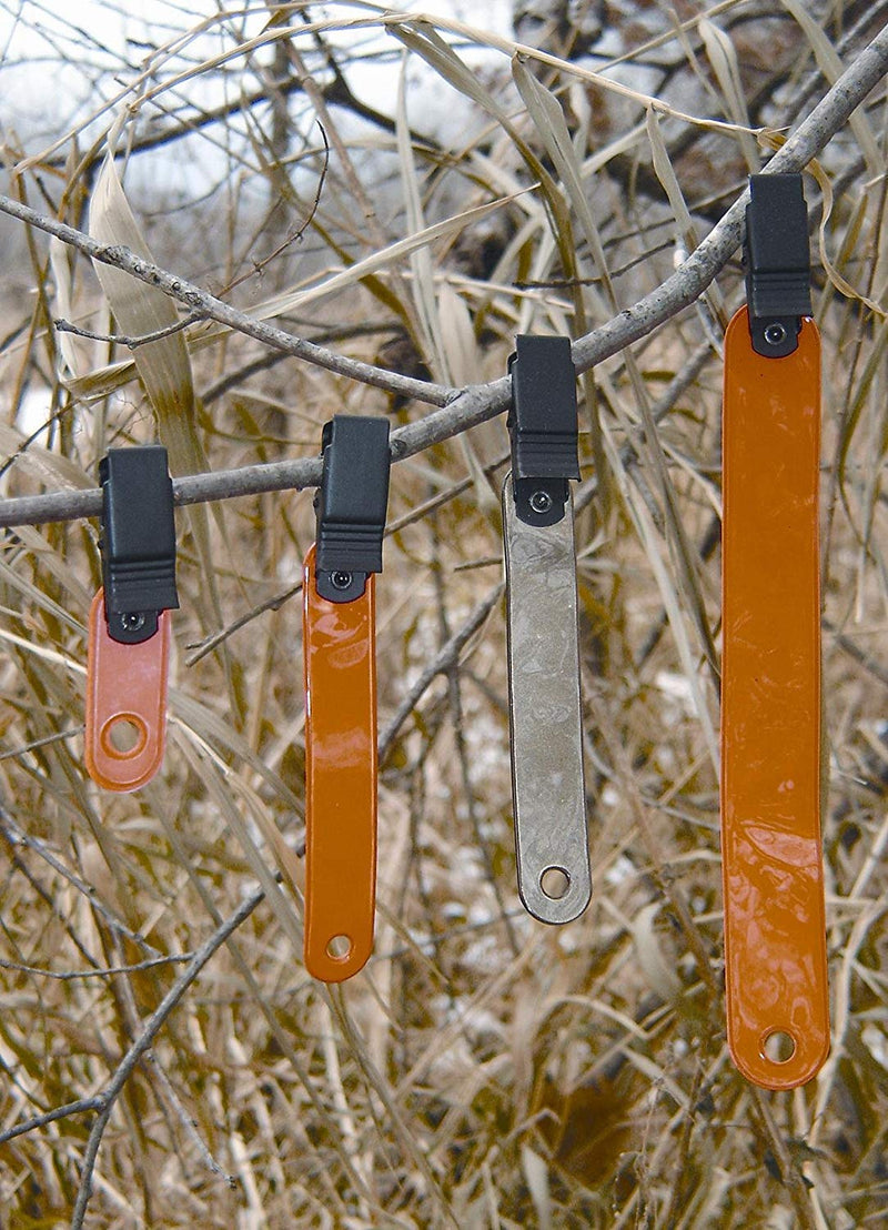 Orange Reflective Tree Marker (Pack of 20) 3” Hanging Trail Marking Reflectors, Trail Marking Tape, Trail Marking Ribbon, Trail Tape to Mark Trail, Highly Reflective Markers for Hiking or Hunting - BeesActive Australia