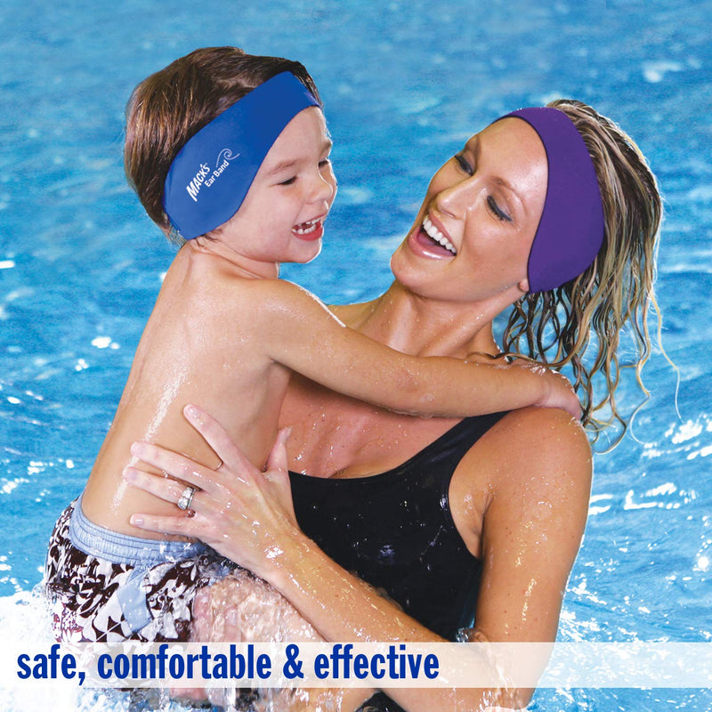 Mack’s Ear Band Swimming Headband – Best Swimmer’s Headband – Doctor Recommended to Keep Water Out and Earplugs in - BeesActive Australia