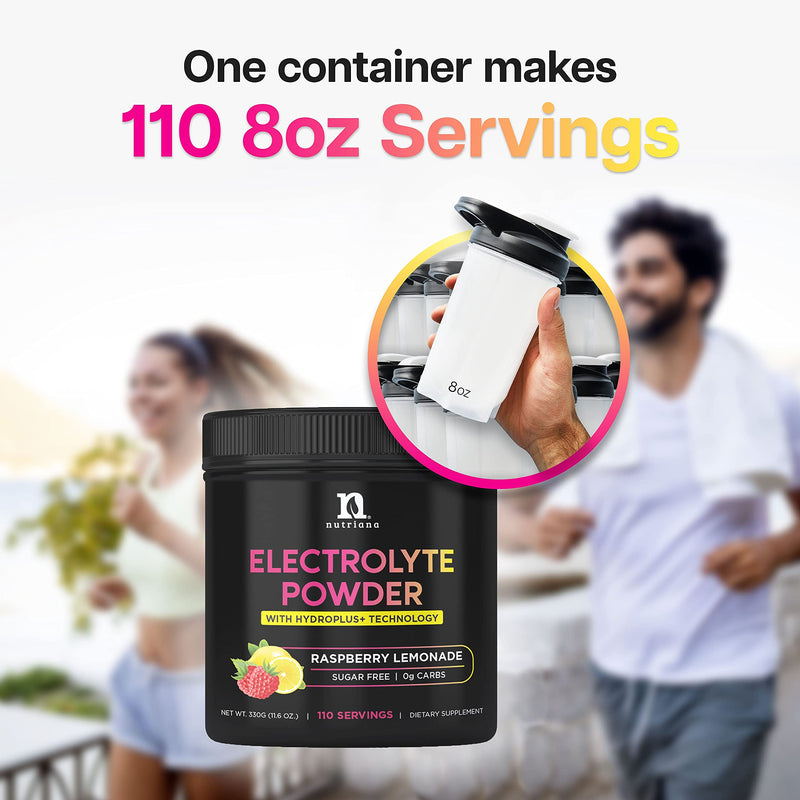 Keto Electrolytes Powder No Sugar - Zero Carb & Zero Calorie Electrolyte Drink Mix - Sugar Free Electrolytes for Hydration Powder - Fasting Electrolytes with Trace Minerals - Raspberry Lemonade Flavor - BeesActive Australia