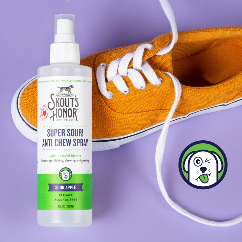 SKOUT'S HONOR, Super Sour Anti-Chew Spray, 8 Ounce - BeesActive Australia