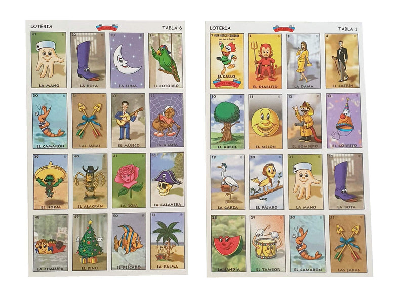 Mexican Bingo for Kids / Loteria Mexicana para Niños / Loteria Mexicana edición Infantil (Spanish Edition// En Español) - BeesActive Australia