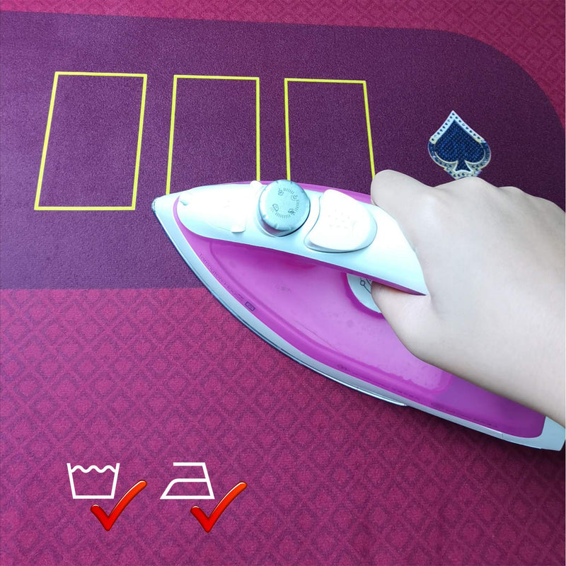 WALIKEN Texas Holdem/Blackjack, Roulette/Craps Red/Grey - BeesActive Australia