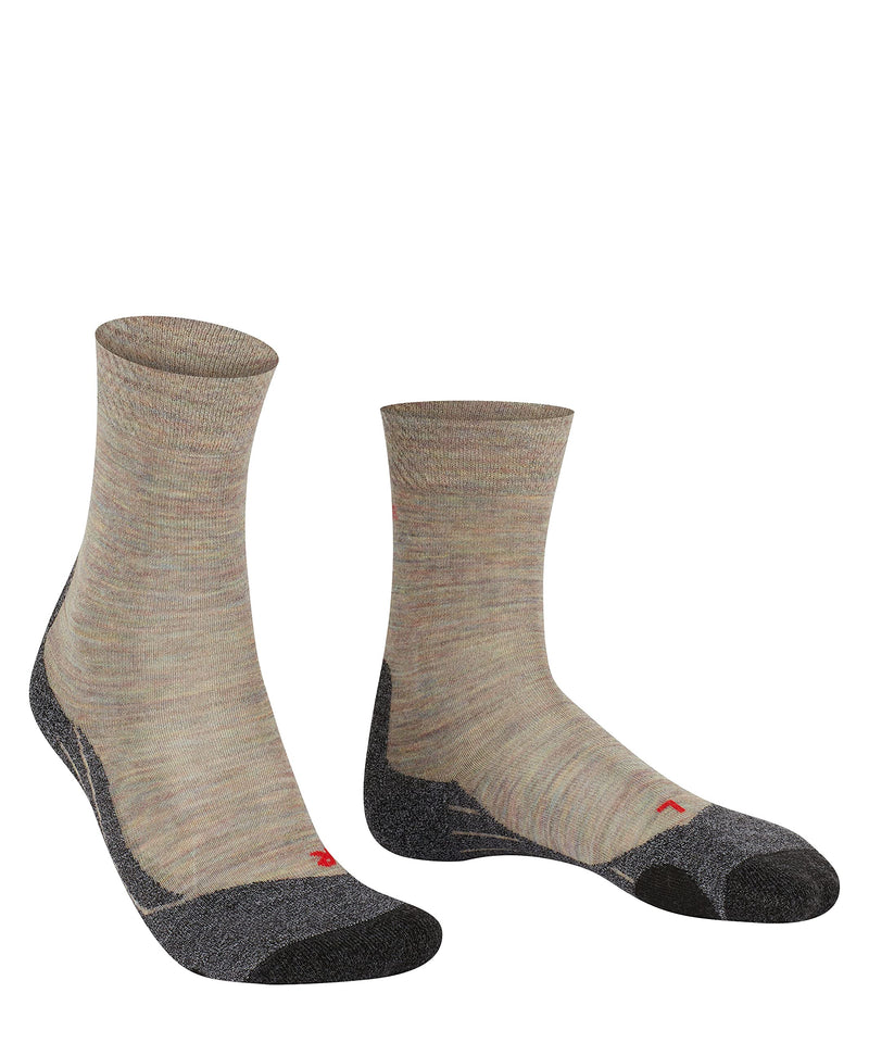 FALKE Women's TK2 Melange Hiking Socks, Merino Wool, More Colors, 1 Pair 9.5-10.5 Green (Moon Mist 7765) - BeesActive Australia