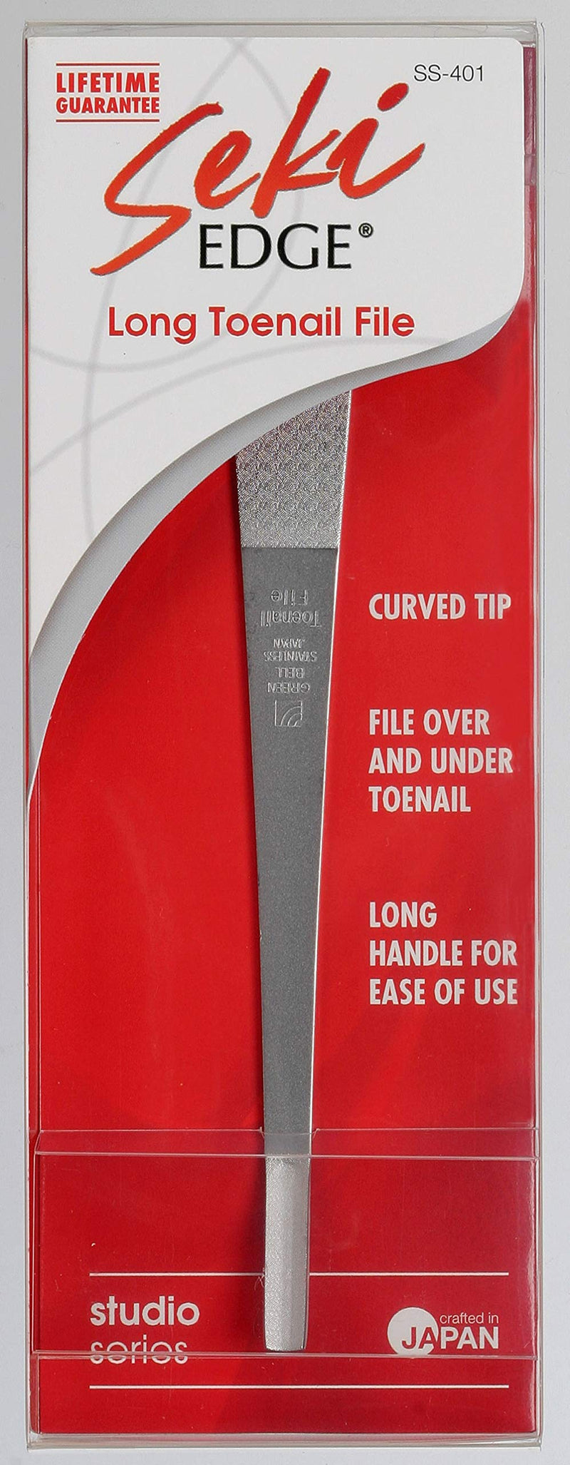 Seki Edge Long Toenail File SS 401 - BeesActive Australia