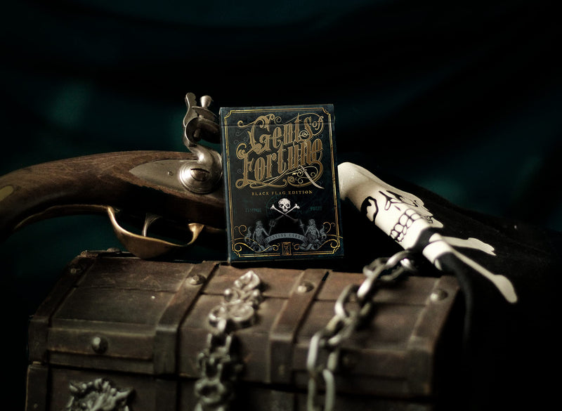 Gents of Fortune Playing Cards Black Flag Edition Waterproof Gent Supply - BeesActive Australia