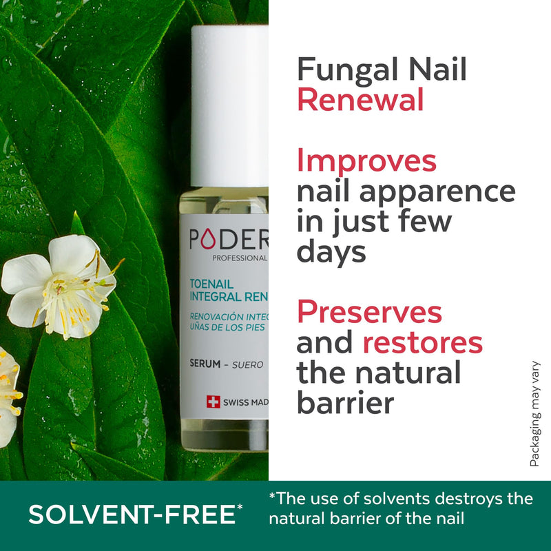 PODERM – 2 in 1 TOENAIL INTEGRAL RENEWAL – Restores Appearance of Discolored/Damaged Nails – Toe and Fingernail Repair – 100% Natural Ingredients and Vegan – Quick & Easy – Swiss Made - BeesActive Australia