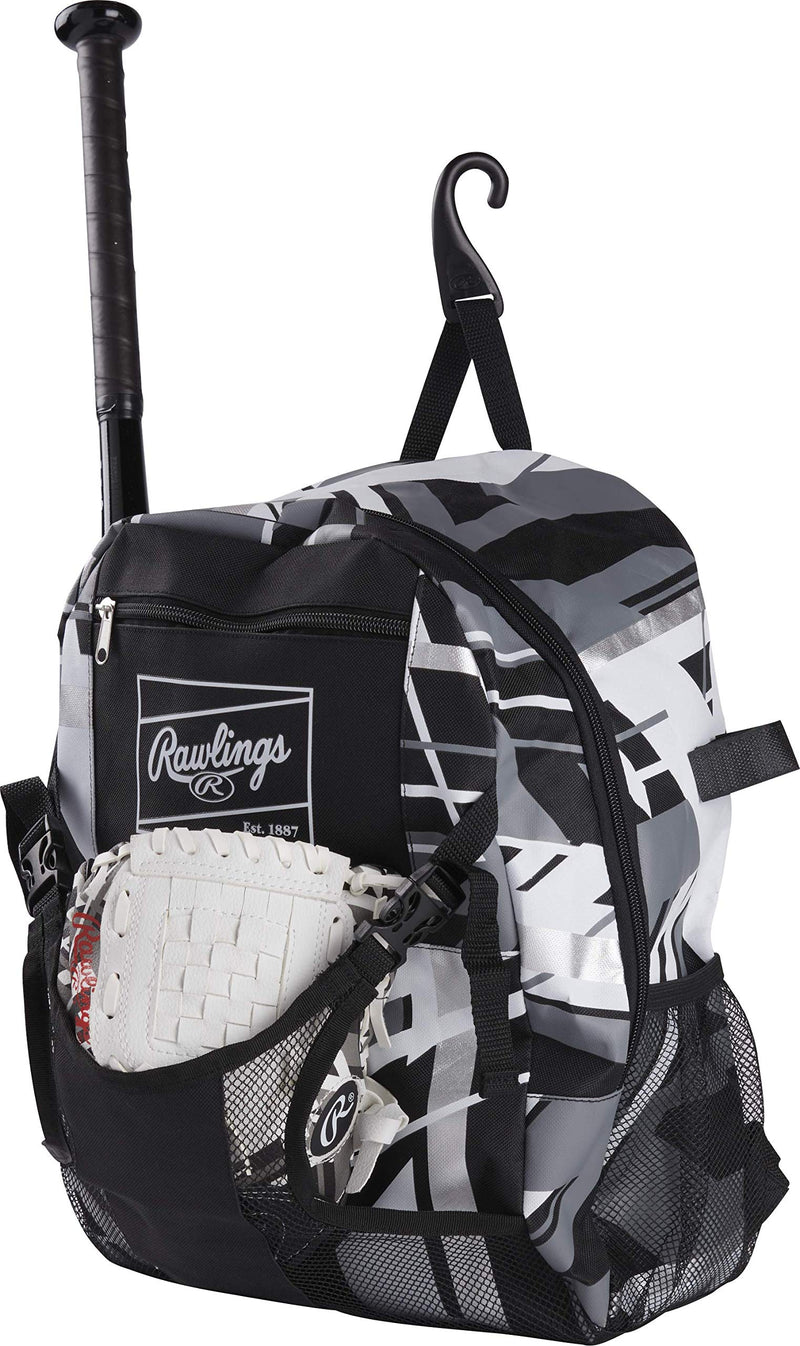 [AUSTRALIA] - Rawlings Remix Youth Tball and Baseball Backpack Bags Black 