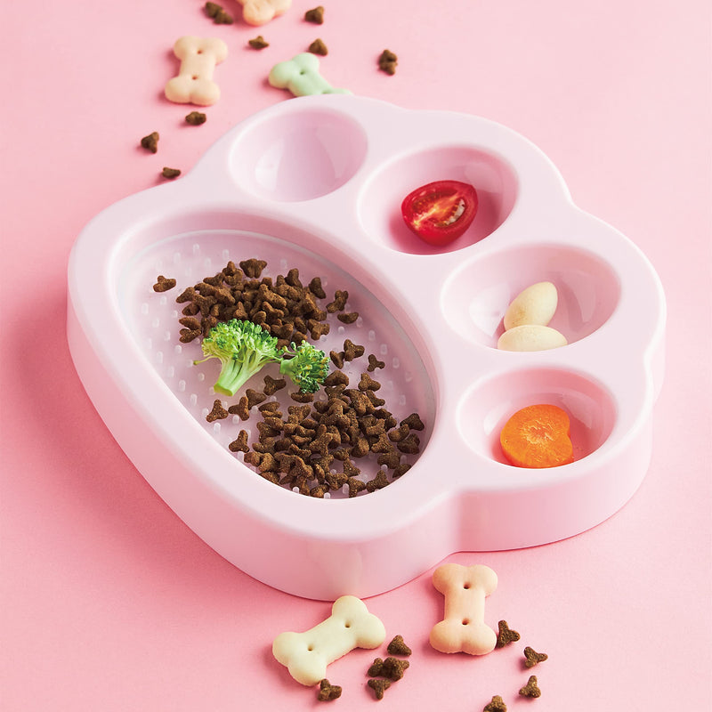PetDreamHouse PAW Slow Feeder Interactive Bowl Baby Pink Slow Feeder & Lick Pad Mini - BeesActive Australia