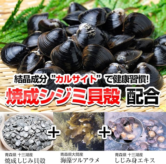 Calcined freshwater clam shell calcite Tsugaru freshwater clam legend 240 grains genuine ornithine supplement - BeesActive Australia