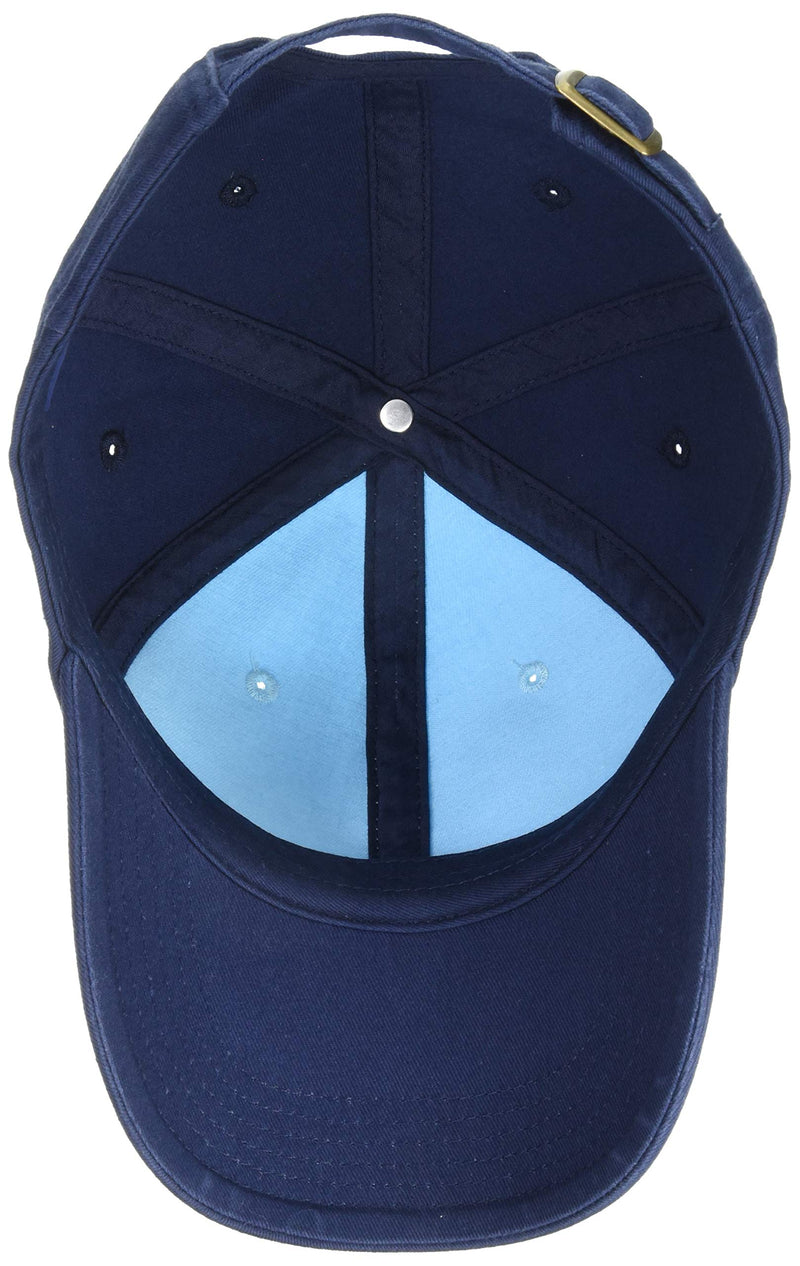 Marky G Apparel 100% Washed Cotton Twill Baseball Cap One Size Aqua/ Navy-1 - BeesActive Australia