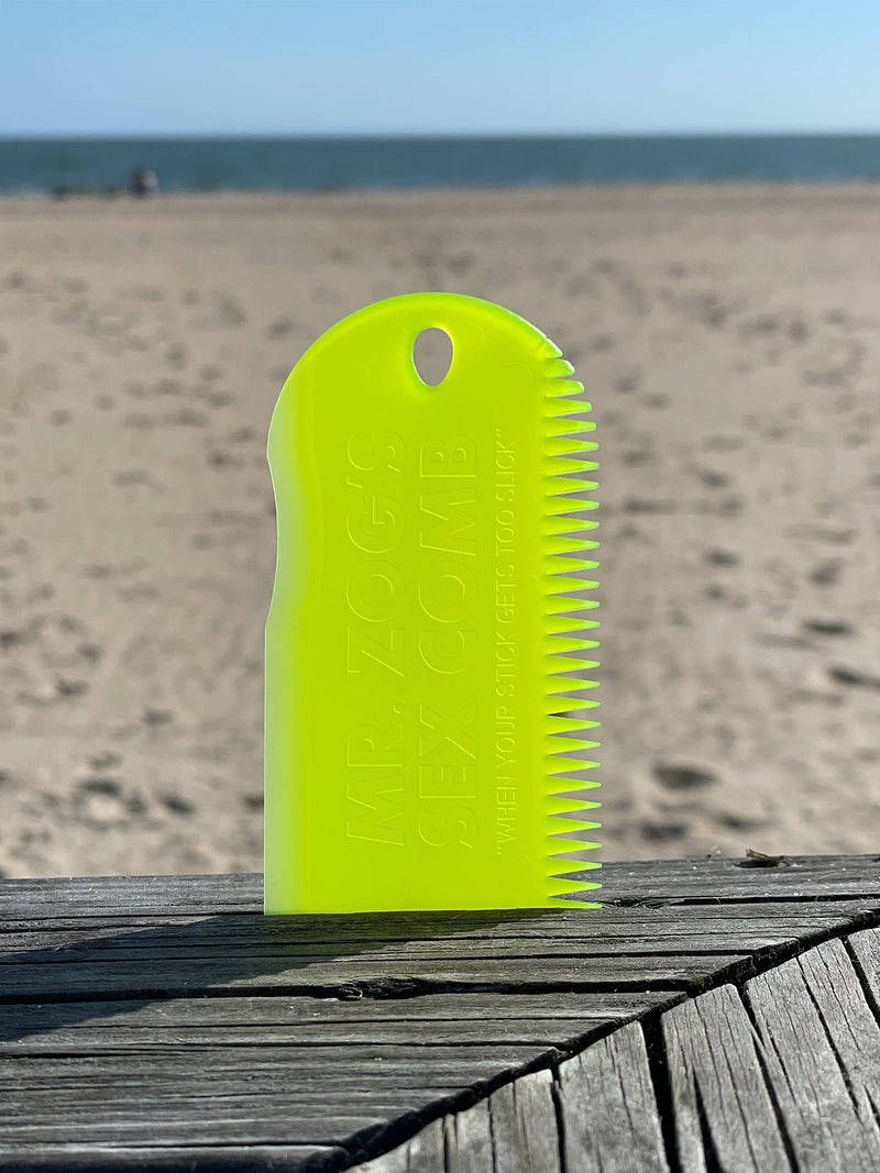 Sex Wax Yellow Surf Board Wax Comb - BeesActive Australia