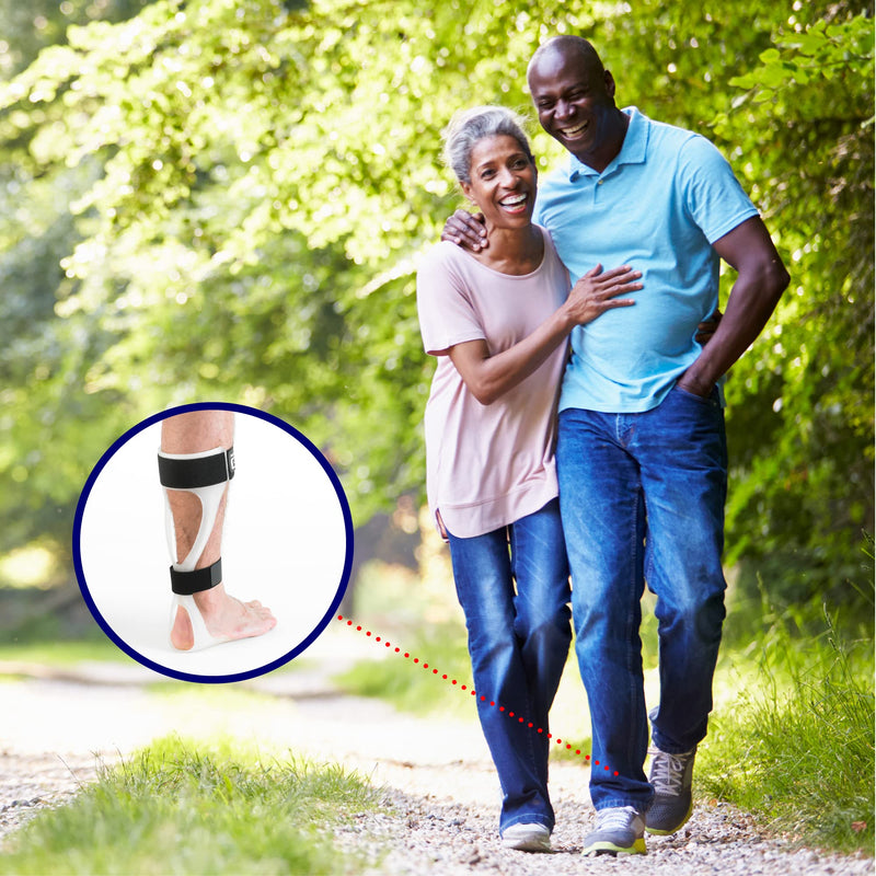 Neo-G Foot Drop Brace – AFO Drop Foot Splint Reflex - Support for Drop Foot, Nerve Injury, Foot Position, Relieve Pressure, Ankle & Foot Orthosis - Class 1 Medical Device - M - Left MEDIUM/LEFT: 39 - 40 EUR - BeesActive Australia