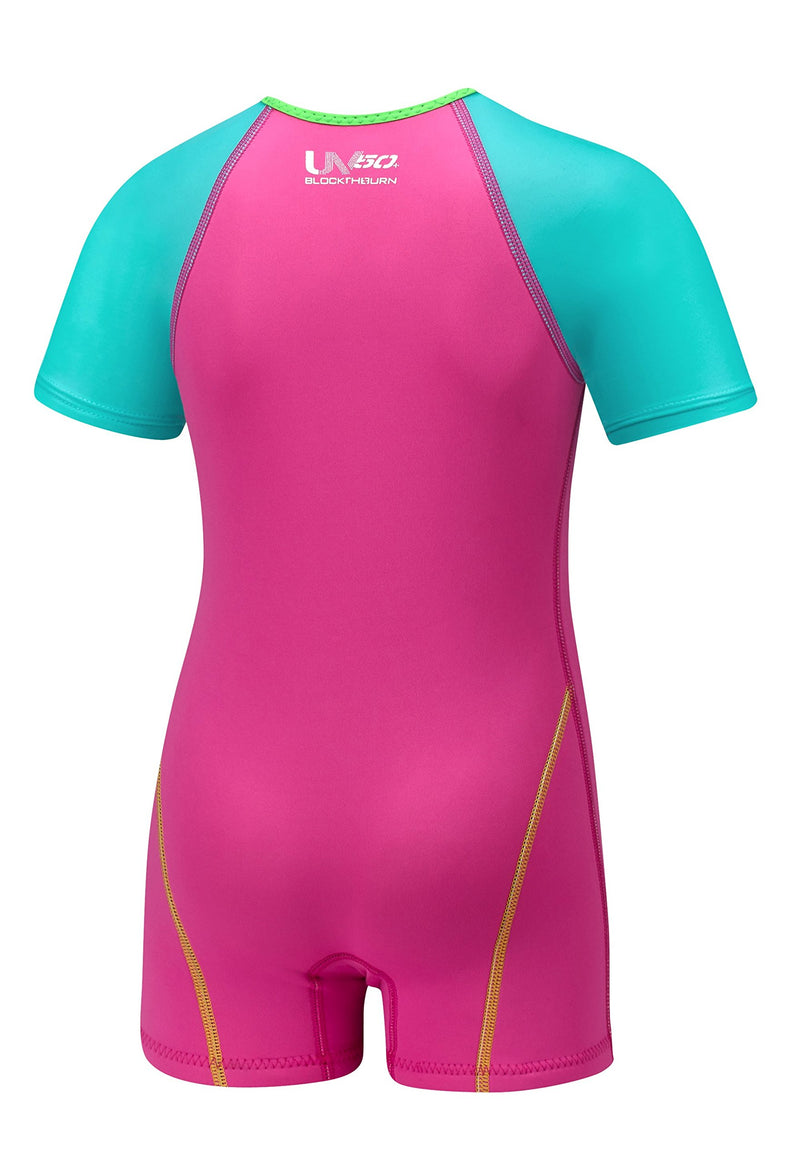 Speedo Unisex-Child UV Thermal Swimsuit Begin to Swim UPF 50 2T (Toddler) Berry - BeesActive Australia