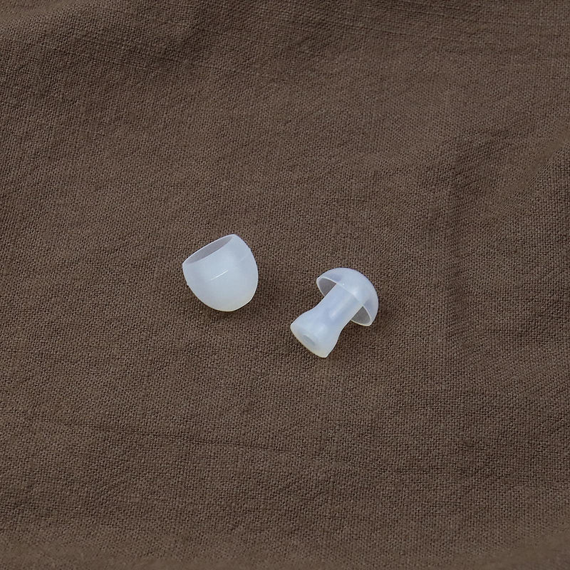 35pcs Mushroom Hearing Aid Domes Silicone Universal Domes for Hearing Aids Earbud Replacements and BTE Hearing Sound Amplifiers - BeesActive Australia
