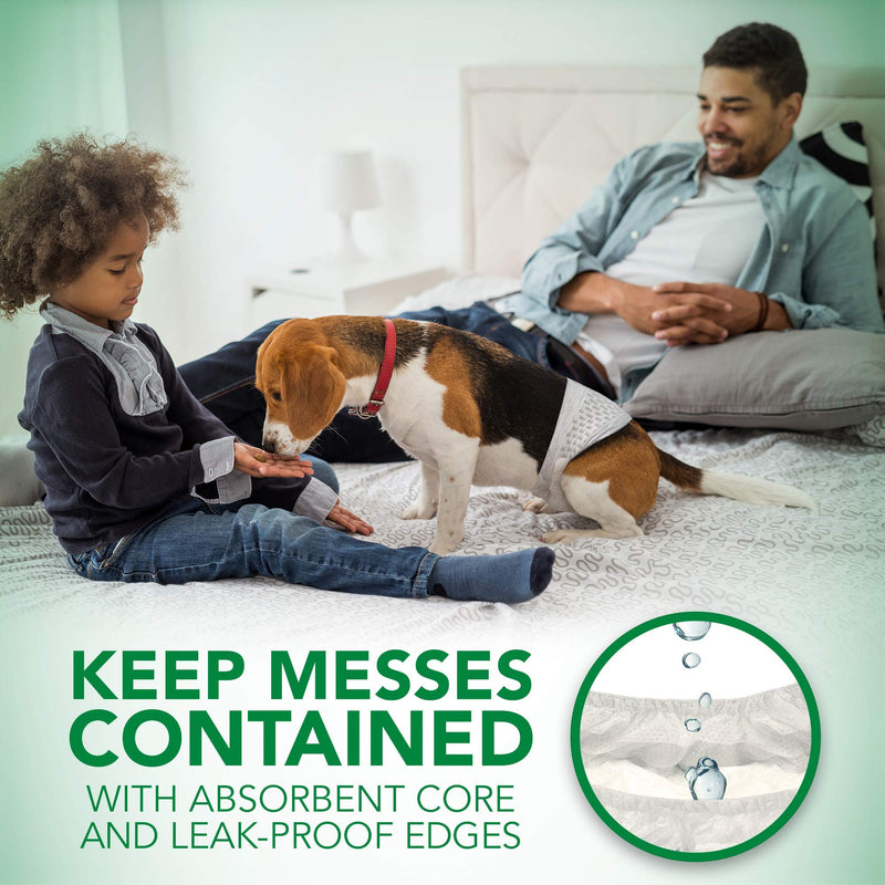 Vet’S Best Comfort Fit Disposable Male Dog Diapers | Absorbent Male Wraps with Leak Proof Fit | Small, 30Count - BeesActive Australia