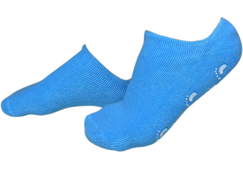 KSZ TRADERS GEL SOFT Moisturizing Socks, Infused with Essential Oils and Vitamins, For Repairing and Softening Dry Cracked Feet Skins in PINK AND BLUE COLOR (blue) - BeesActive Australia