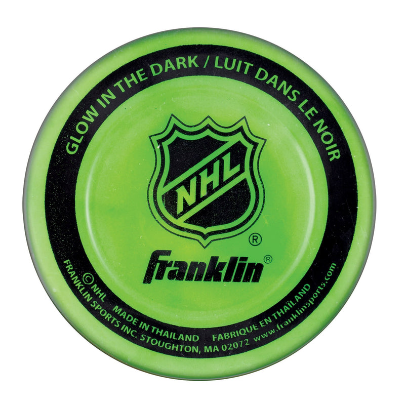 Franklin Sports Street Hockey Puck - Glow in The Dark - NHL - BeesActive Australia