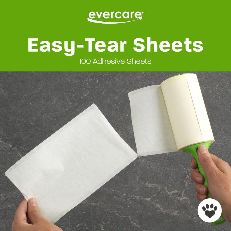 Evercare Value Pack of 5 All Purpose Stick Pet Hair Lint Rollers, 60 Sheets Each, Total 300 Sheet 5-Pack (300 Sheets) - BeesActive Australia