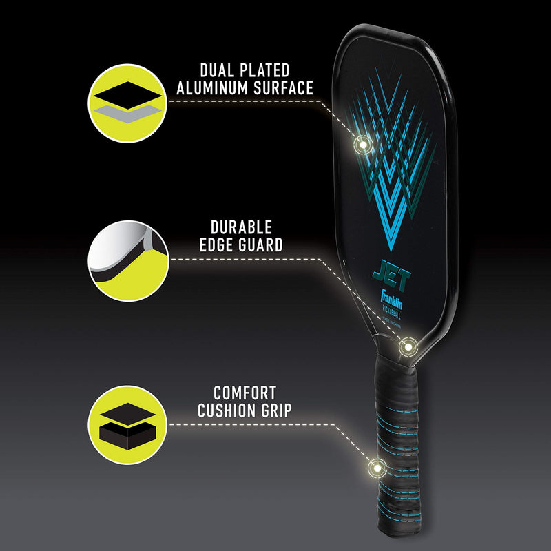 Franklin Sports Pickleball Paddle - Aluminum Pickleball Racket - USA Pickleball (USAPA) Approved Blue - BeesActive Australia