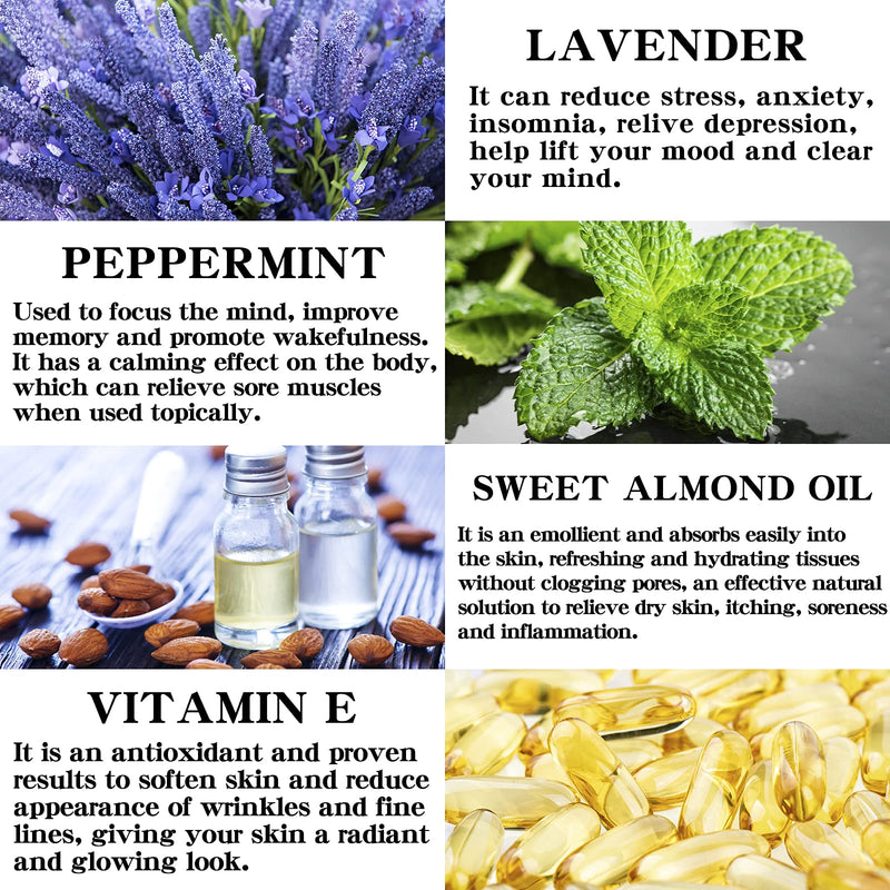 Massage Oil For Warming, Relaxing, Joint Pain Relief Sensual Massage Oil Lavender Almond Peppermint And Coconut Massage Oils For Massage Therapy Moisturizing Body Oil For Men And Women 5.1 Fl.Oz - BeesActive Australia