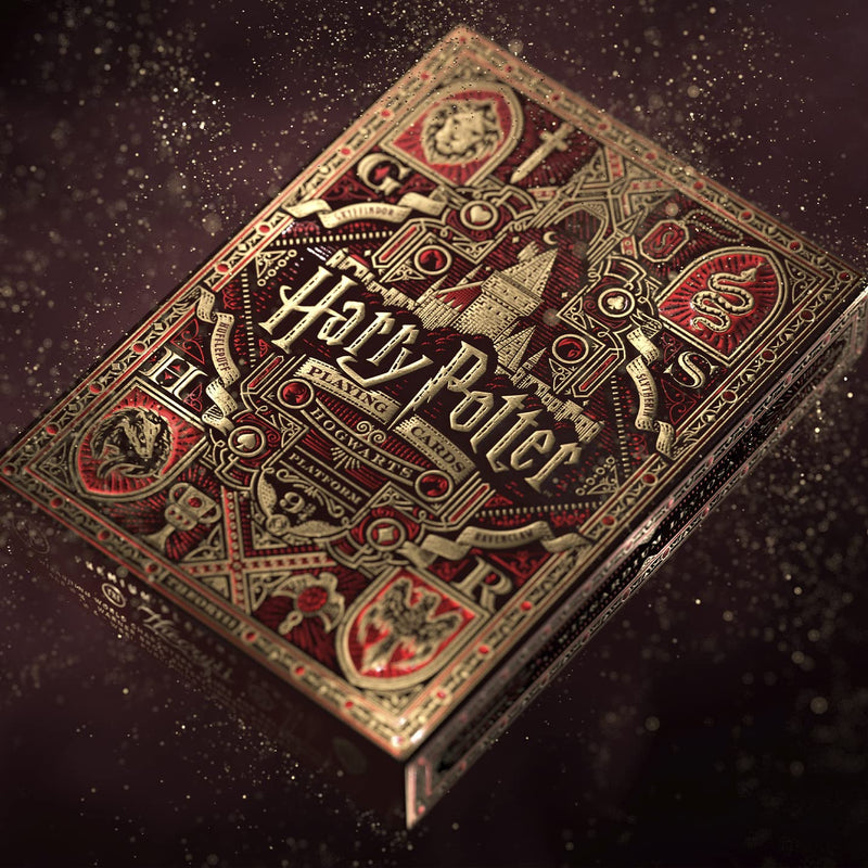 theory11 Harry Potter Playing Cards - Red (Gryffindor) - BeesActive Australia