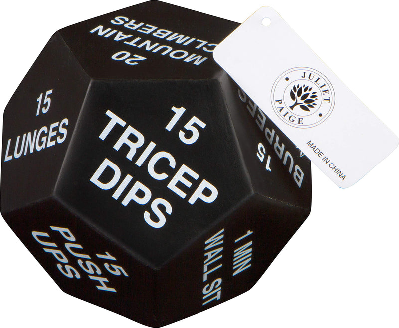 Juliet Paige Exercise Dice for Home Fitness, Workouts, WOD, Cardio, HIIT, and Sports Green, White, and Red - BeesActive Australia