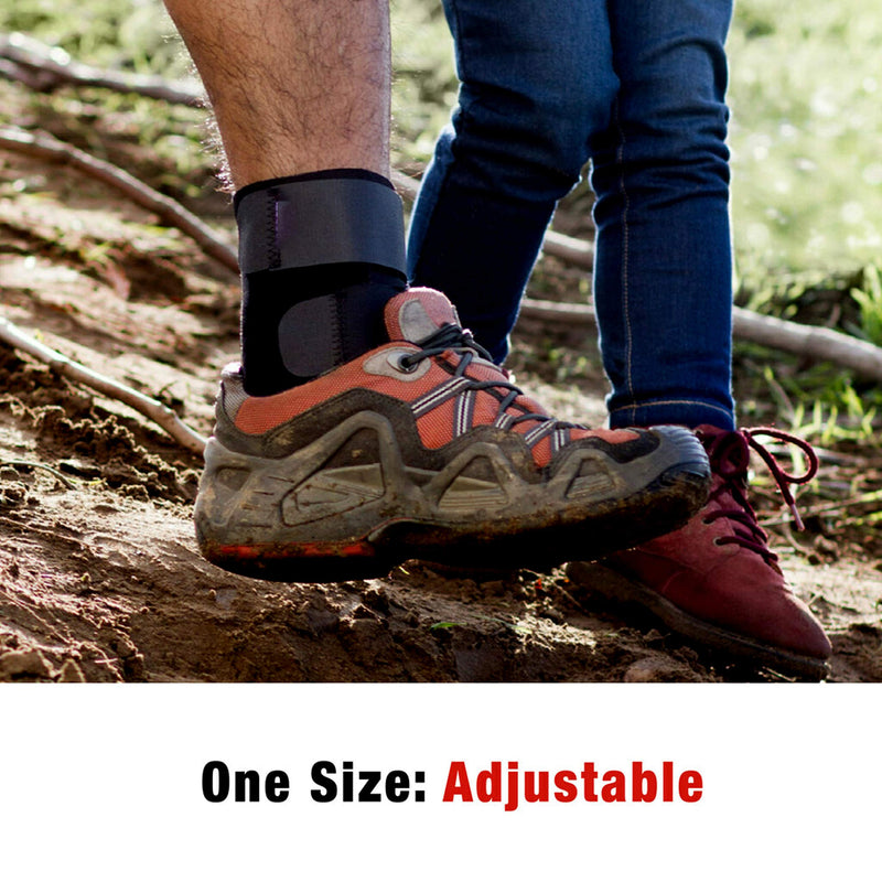 ACE Brand Deluxe Ankle Stabilizer, Adjustable, Black, 1/Pack Deluxe Stabilizer - BeesActive Australia