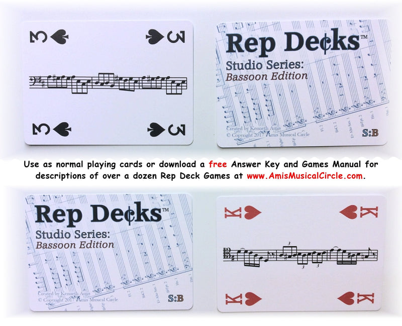 Rep Decks - Studio Series: Bassoon Edition - BeesActive Australia