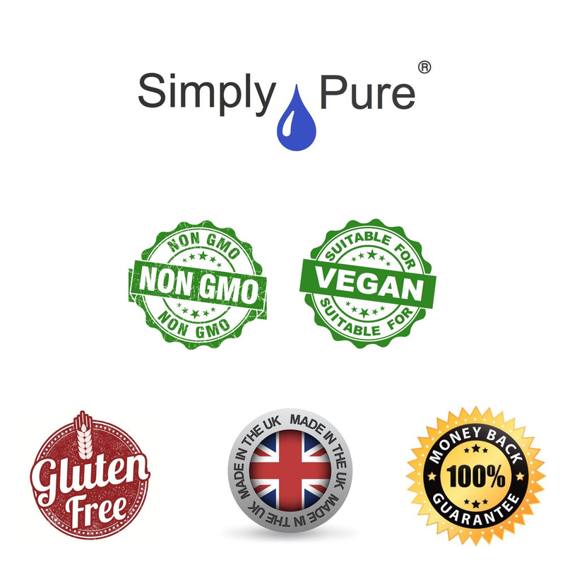 Simply Pure Vegan Raspberry Ketones Capsules x 90, 5000mg, Gluten Free and GM Free - BeesActive Australia