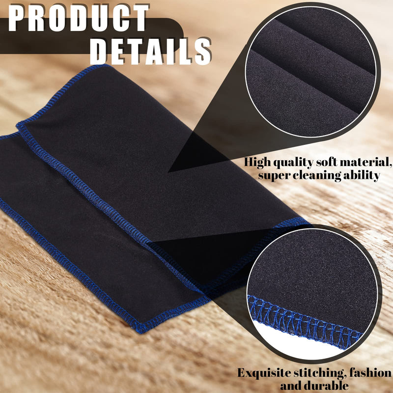 Bowing Shammy Rag Cleaning Pad Bowling Ball Towel to Wipe The Ball Microfiber Bowling Towels Bowling Ball Leather Towels, 12 x 10 Inches Black - BeesActive Australia