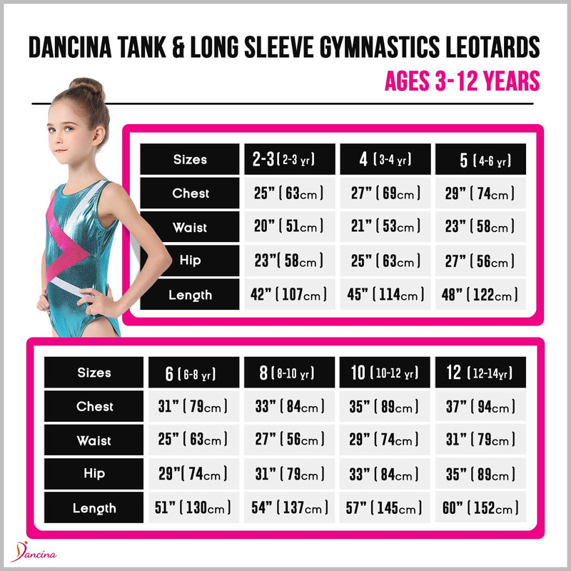 [AUSTRALIA] - Dancina Girls Gymnastics Tank Top Leotard Dancewear Sparkle Black 4 