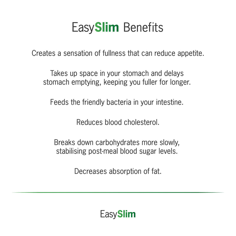 EasySlim Weight Loss Support for Men & Women | Glucomannan (Konjac Fibre) | Appetite Suppressant | Mind & Body Collection (1 Month Supply) 180 Count (Pack of 1) - BeesActive Australia