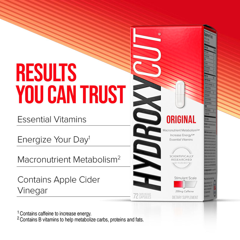 Weight Loss Pills for Women & Men Hydroxycut Original Weight Loss Supplement Pills Metabolism Booster for Weight Loss Weightloss & Energy Supplements, 72 Caps (Packaging May Vary) Stimulant - BeesActive Australia
