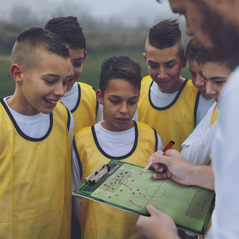 GoSports Coaches Boards - 2 Sided Premium Dry Erase Clipboards - Choose from Baseball, Basketball, Football, Soccer, Hockey, Lacrosse, or Volleyball - BeesActive Australia