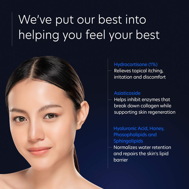 PCA SKIN Clinicalm 1% - Hydrocortisone Soothing Cream for Inflammation & Redness (2.1 oz) - BeesActive Australia