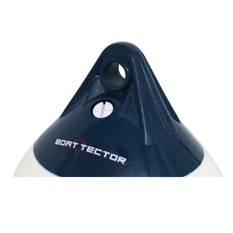 [AUSTRALIA] - Extreme Max BoatTector 3006.7324 All-Purpose PVC Marker Buoy, 7.5" x 11", White/Blue 7.5"x11" 