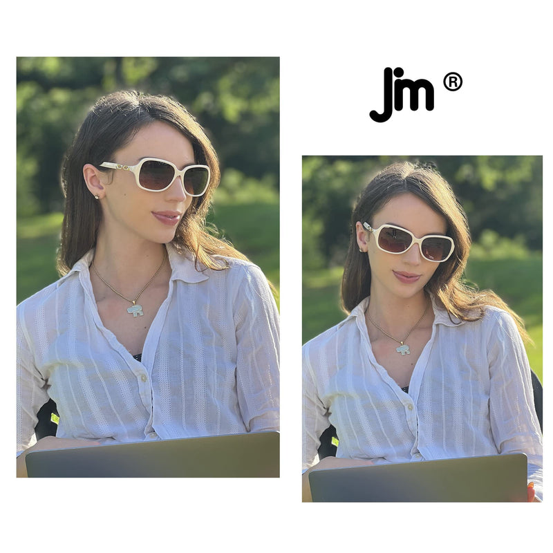 JM Classic Bifocal Reading Sunglasses for Women Vintage Reader Glasses Outdoor UV Protection Black(200836) 3.0 x - BeesActive Australia