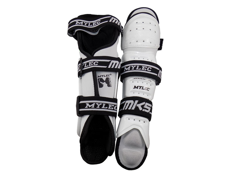 [AUSTRALIA] - Mylec MK5 15-inch Shin Pad White 9 in. 