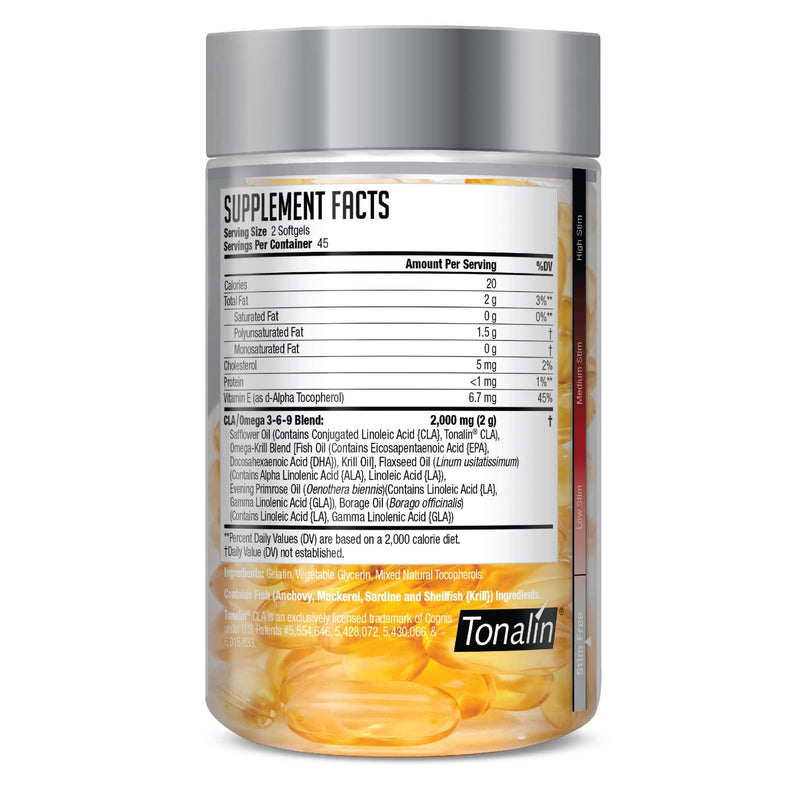 Censor NDS Nutrition Fat Loss and Body Toner with CLA, Fish Oil, Safflower and Omega 3-6-9 Blend - Dietary Supplement for Improved Energy and Health (90 Softgels) 90 Count - BeesActive Australia