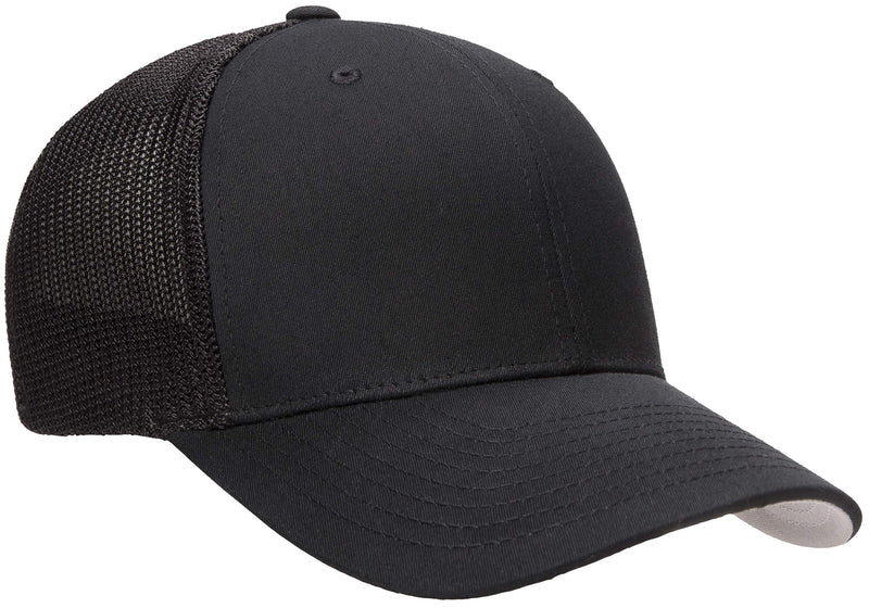 Flexfit 6511 Trucker Cap One Size Black - BeesActive Australia