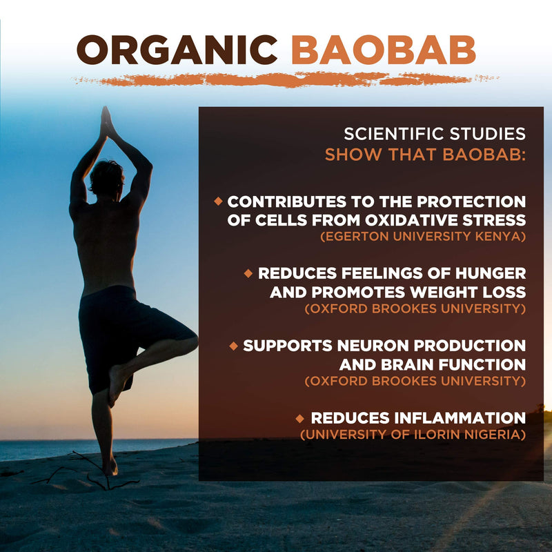 MySuperfoods Organic Baobab Powder 200g, Natural Source of Potassium 200 g (Pack of 1) - BeesActive Australia