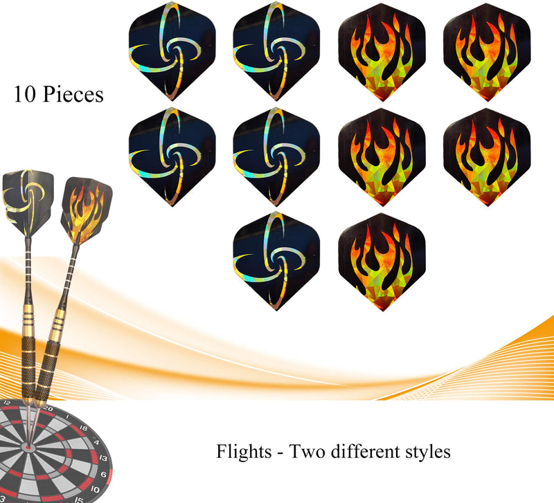 6pcs Steel Tip Darts 25 Grams, Premium Professional Darts Steel Tip Set, Suitable for All Skill Levels, Great for Him or Her - BeesActive Australia