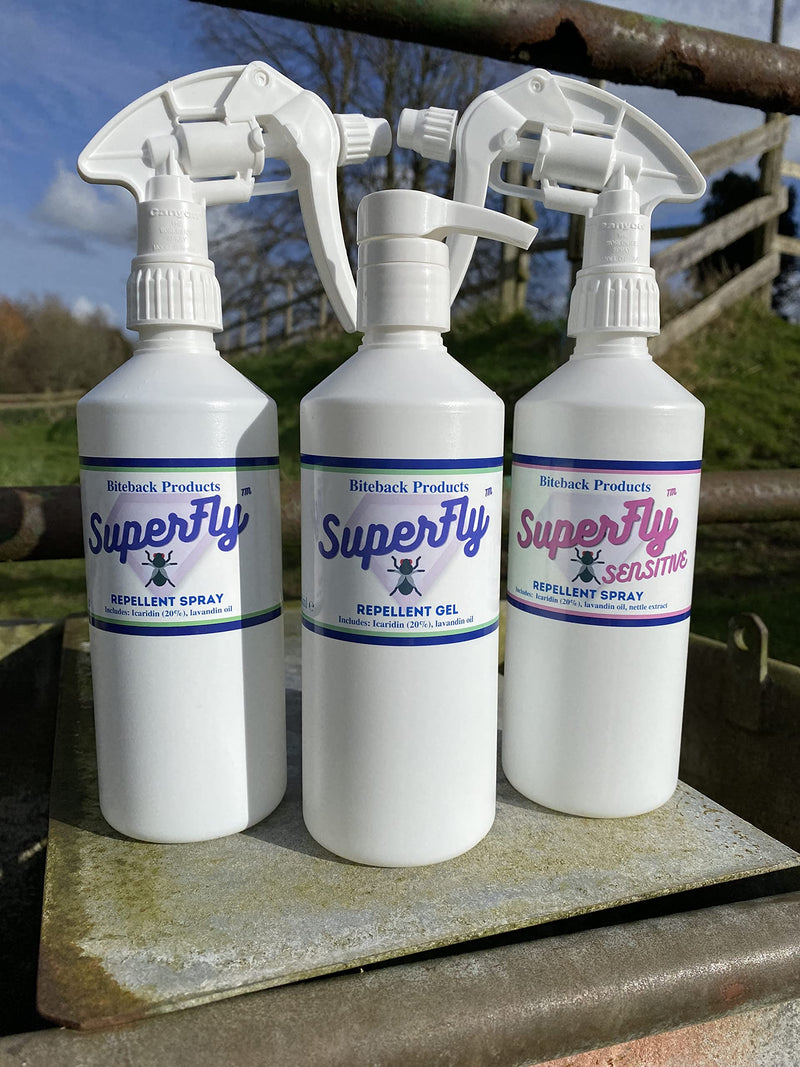 Biteback Products 'Superfly'™ Gel - Ultimate Insect Midge Fly Repellent - Icaridin Picaridin Lavandin 500ml - BeesActive Australia