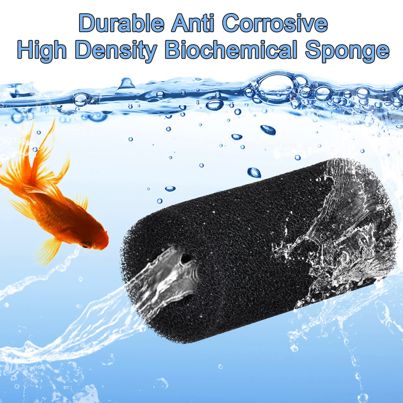 WEAVERBIRD 4PCS Pre-Filter Foam Sponge Roll Aquarium Filter Intake Cover for Aquarium Fish Tank Large - BeesActive Australia