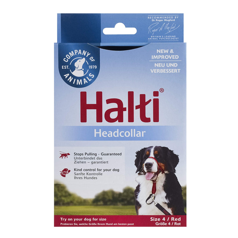 The Company of Animals Halti Head Colla Red 4 - BeesActive Australia