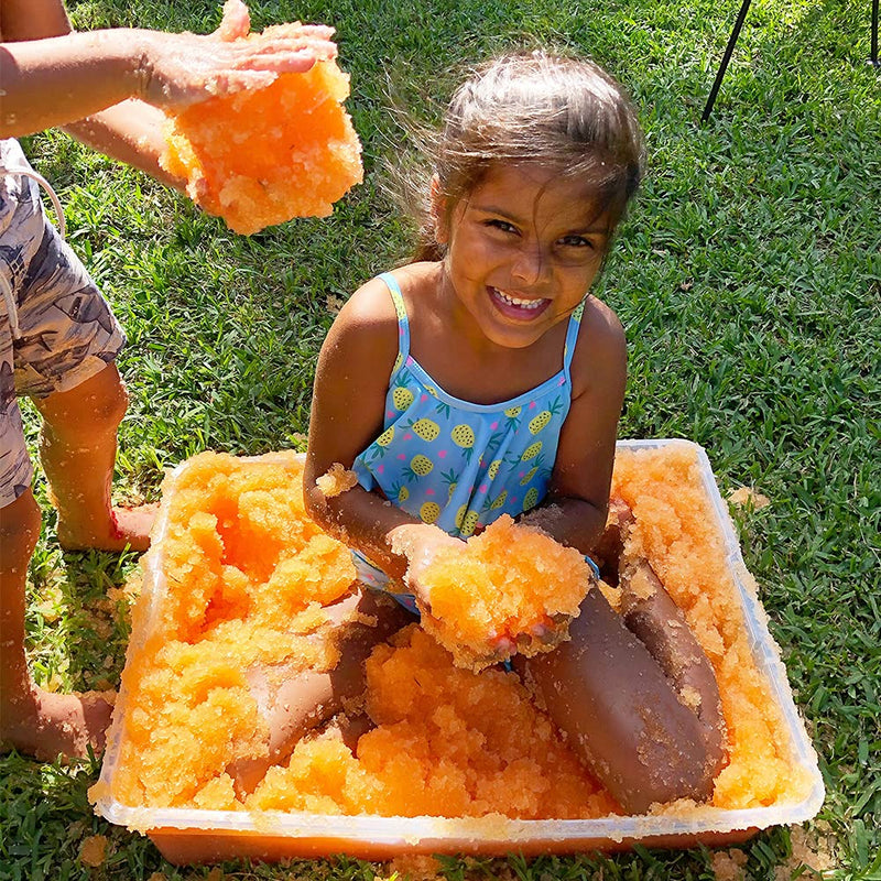 Zimpli Kids 5914 Turn water into colourful goo Glitter Gelli Play, Single, Orange, 1 Pack - BeesActive Australia