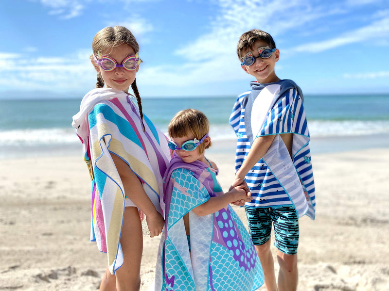 Juice Box unisex child Kids Goggles Swimwear Cover Up Set, Rainbow, One Size US - BeesActive Australia