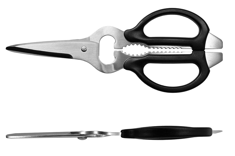 Seki Japan Multifunctional Kitchen Scissors, Stainless Steel Blade Soft Grip Shears for Left-handed - BeesActive Australia
